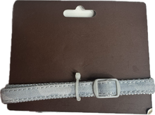 Carica l'immagine nel visualizzatore di Gallery, Collare Grigio in Tessuto Jeans per Gatti