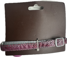 Carica l'immagine nel visualizzatore di Gallery, Collare per Gatti Rosa con Campanellino Viola Orsetto