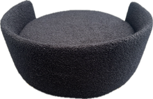 Carica l'immagine nel visualizzatore di Gallery, Divanetto Glamour Nero Bouclé – Eleganza e Comfort per Cani e Gatti