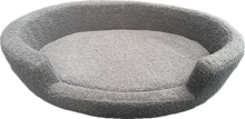 Carica l'immagine nel visualizzatore di Gallery, Cuccia Bouclé Grigia con Cuscino Sfoderabile