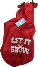 Carica l'immagine nel visualizzatore di Gallery, Felpa Natalizia “Let It Snow” per Cani - Taglia Large