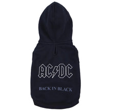 Carica l'immagine nel visualizzatore di Gallery, Felpa AC/DC: Rock ‘n’ Roll in Stile ‘Back in Black’ per il Tuo Cane