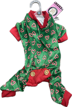 Carica l'immagine nel visualizzatore di Gallery, Pigiama Natalizio Verde per Cani - Taglia M
