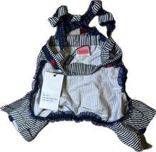 Carica l'immagine nel visualizzatore di Gallery, Salopette Estiva a Righe per Cani - Taglia XL (40 cm)