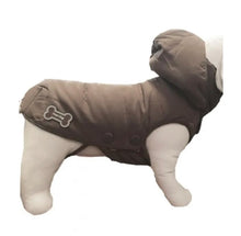 Carica l'immagine nel visualizzatore di Gallery, Piumino Reversibile New York Marrone per Cane Misura 60 - ABF43/27