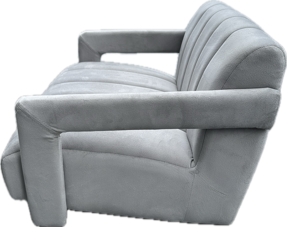 Divano Cuccia Modern Chic – Cuccia in Velluto Grigio per Cani e Gatti