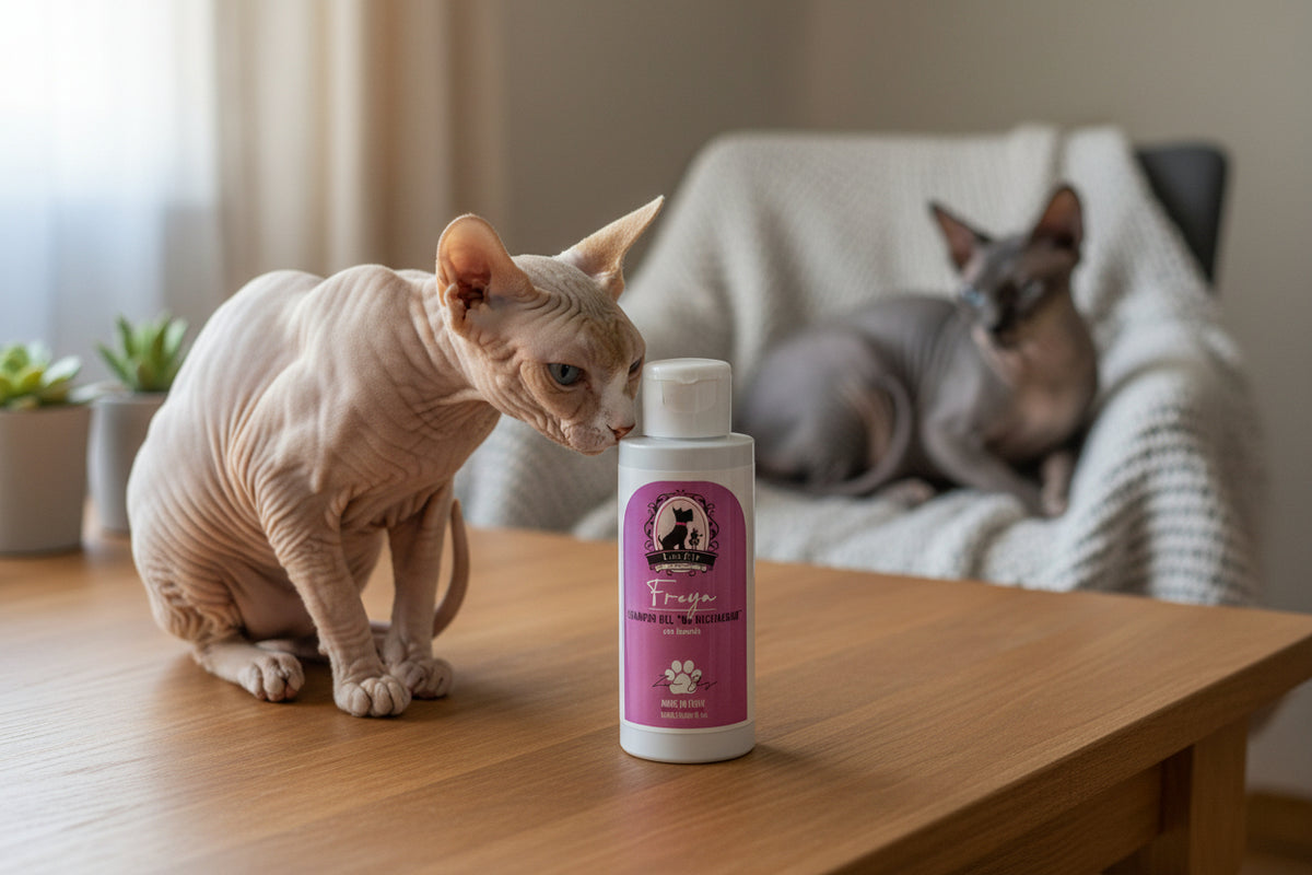 FREYA – Shampoo Gel No Risciacquo | Pulizia Veloce e Delicata per Cani e Gatti
