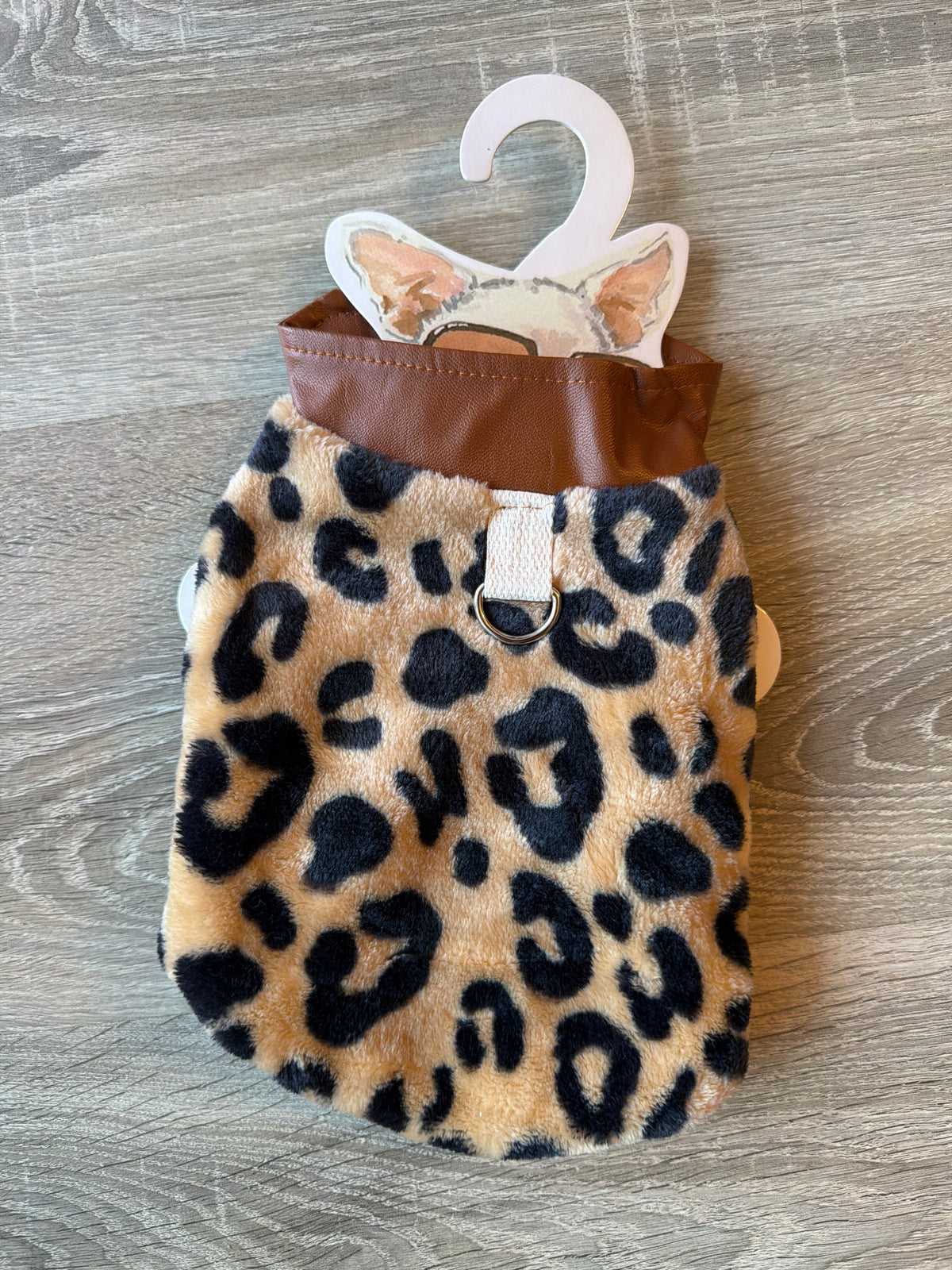 Cappottino Leopardato per Cani – Wild Chic XS 25 cm