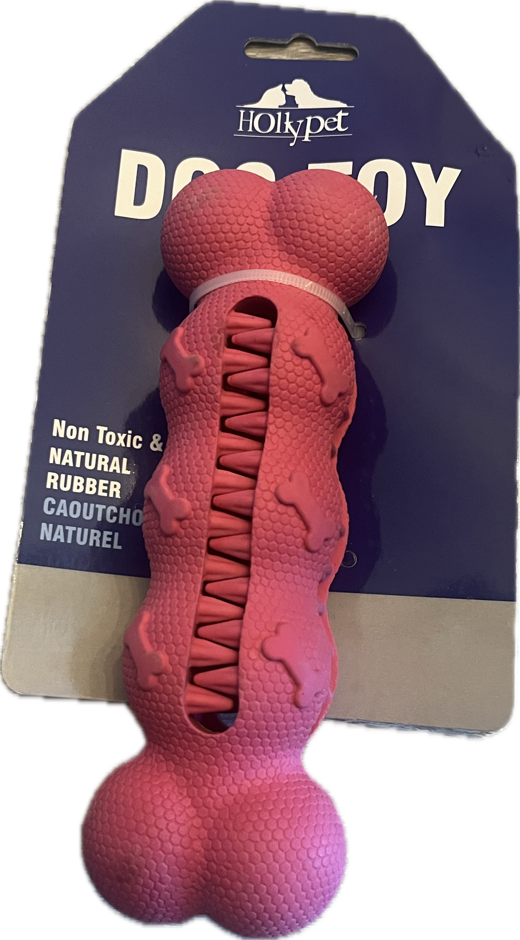 Gioco per cani a forma di osso con porta-snack