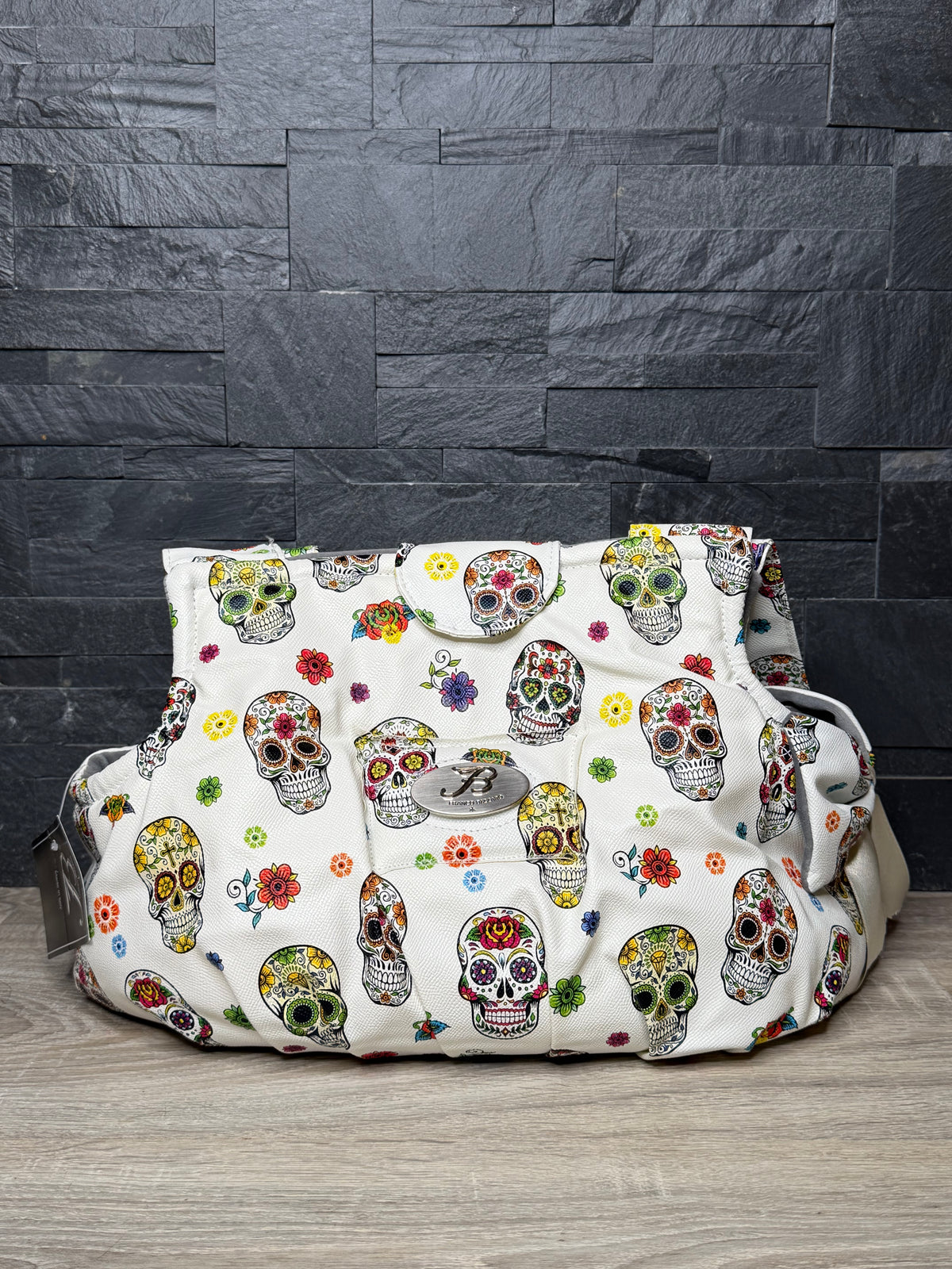 Borsa Trasportino Morbida “Sugar Skull” per Cani e Gatti