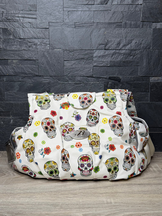 Borsa Trasportino Morbida “Sugar Skull” per Cani e Gatti