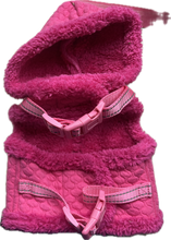 Carica l&#39;immagine nel visualizzatore di Gallery, Giubbottino Rosa Trapuntato con Cappuccio - Taglia XS
