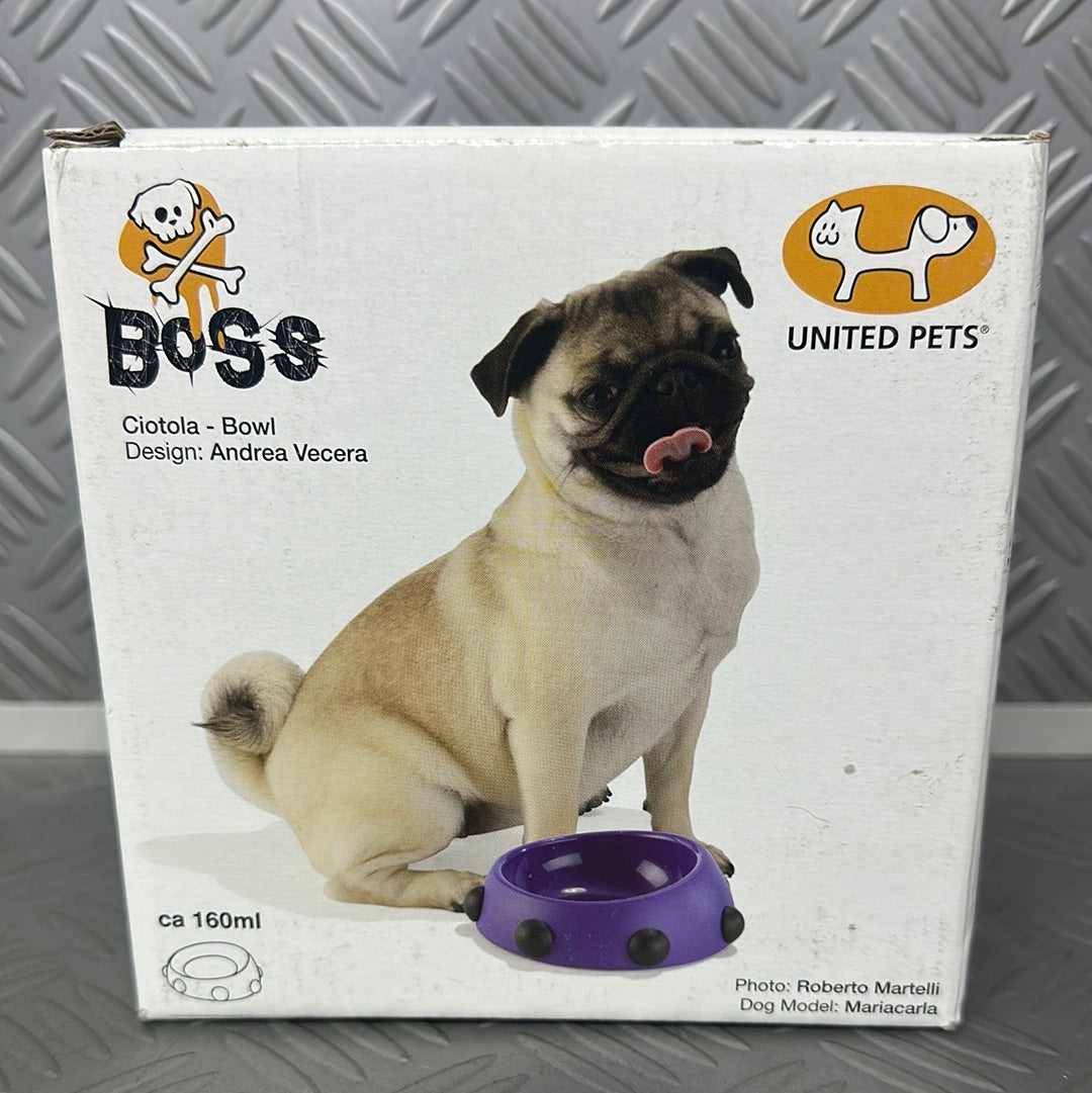Ciotola BOSS per Cani e Gatti – Design Nero 160 ml