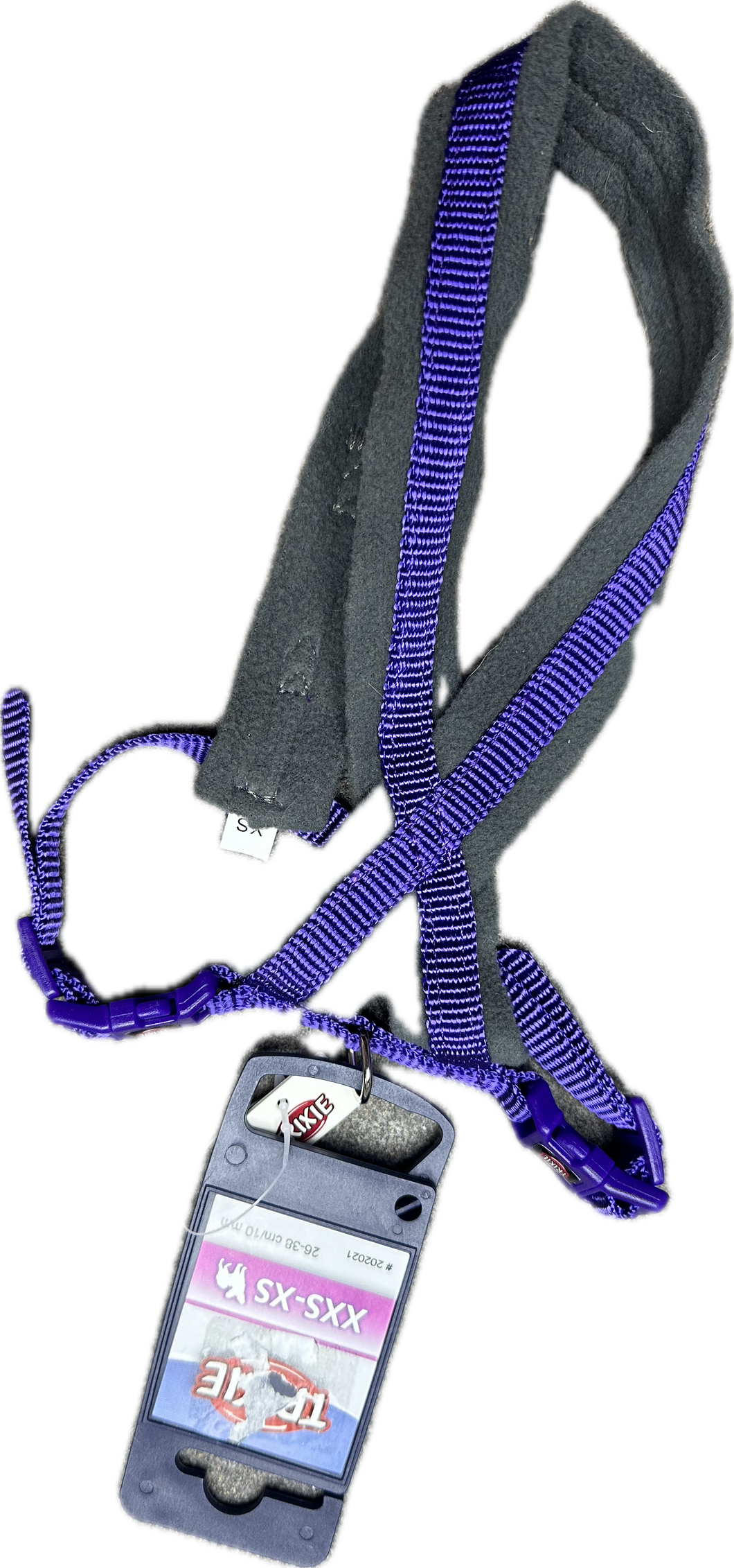 Pettorina Trixie Regolabile in Nylon con Imbottitura - Colore Viola
