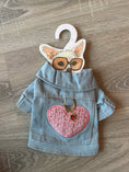 Carica l'immagine nel visualizzatore della galleria, Abitino Jeans Fashion per Cani – XS 25 cm
