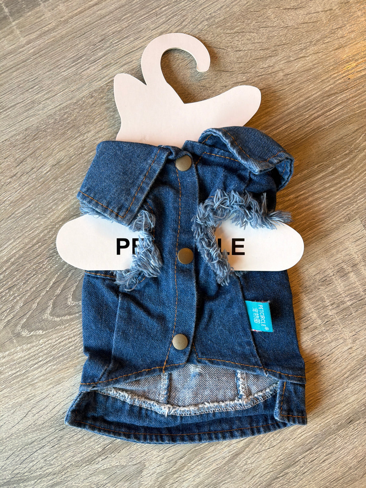 Giubbottino Jeans per Cani – Denim Classic XS 25 cm