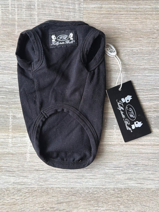 Canotta per Cani Venezia Nera – Taglia XXS - Trilly Tutti Brilli