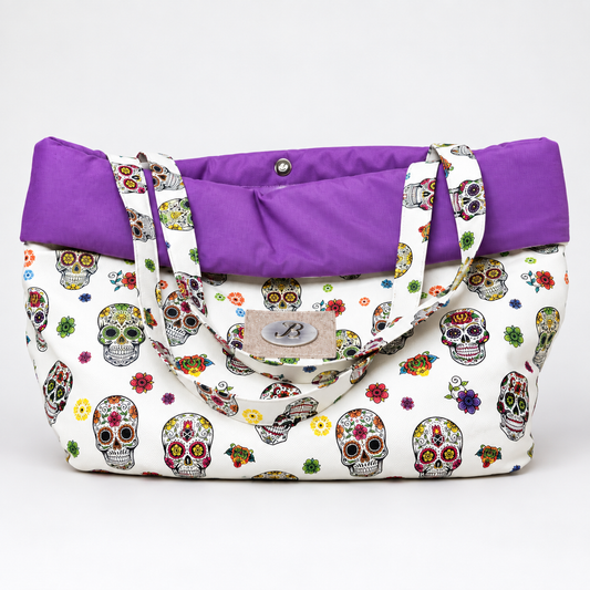 Trasportino Cuccia Luxury Skull con Manici – Made in Italy
