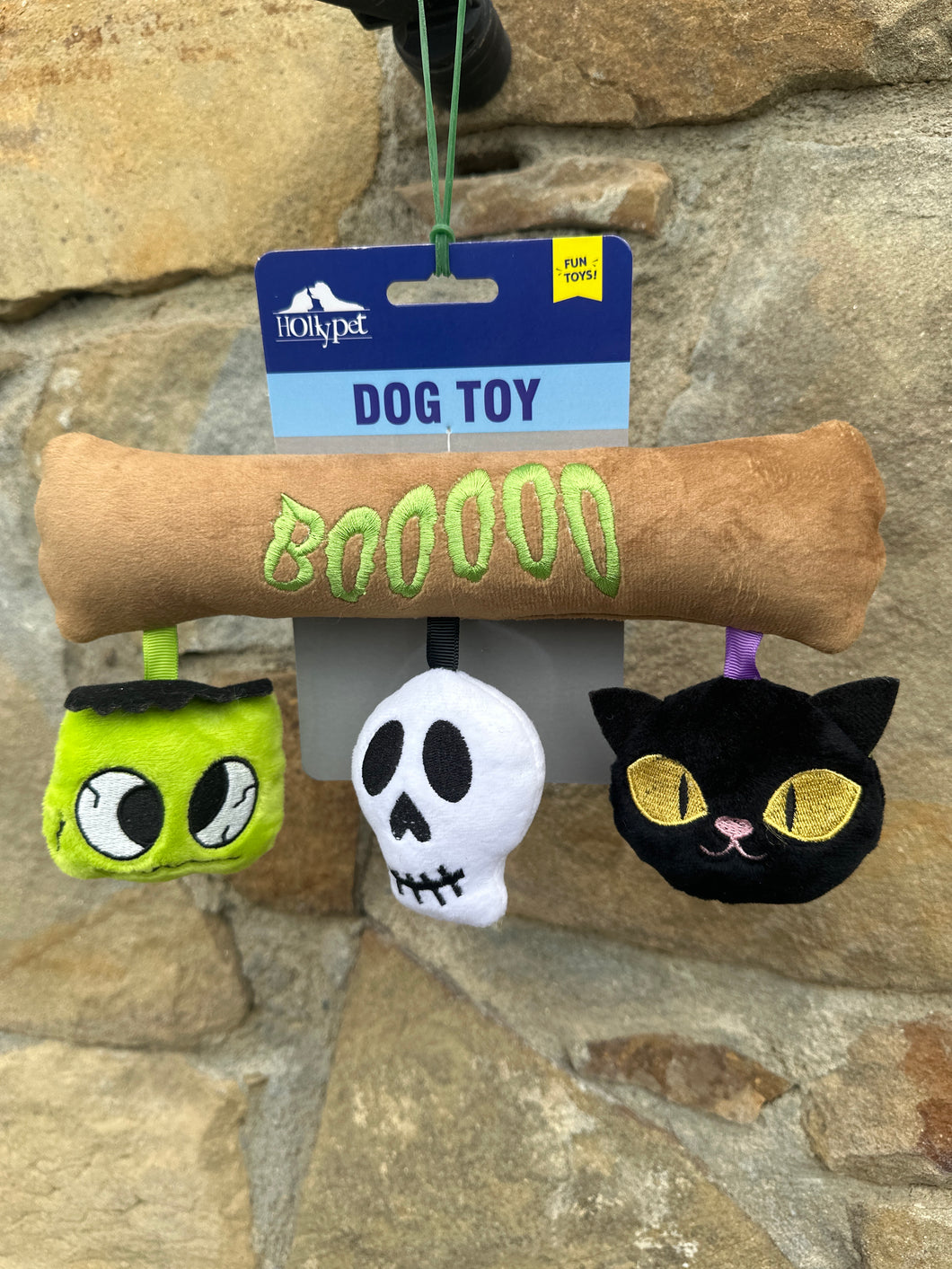 Giocattolo per Cani – Osso Spettrale con Mostriciattoli Pendenti