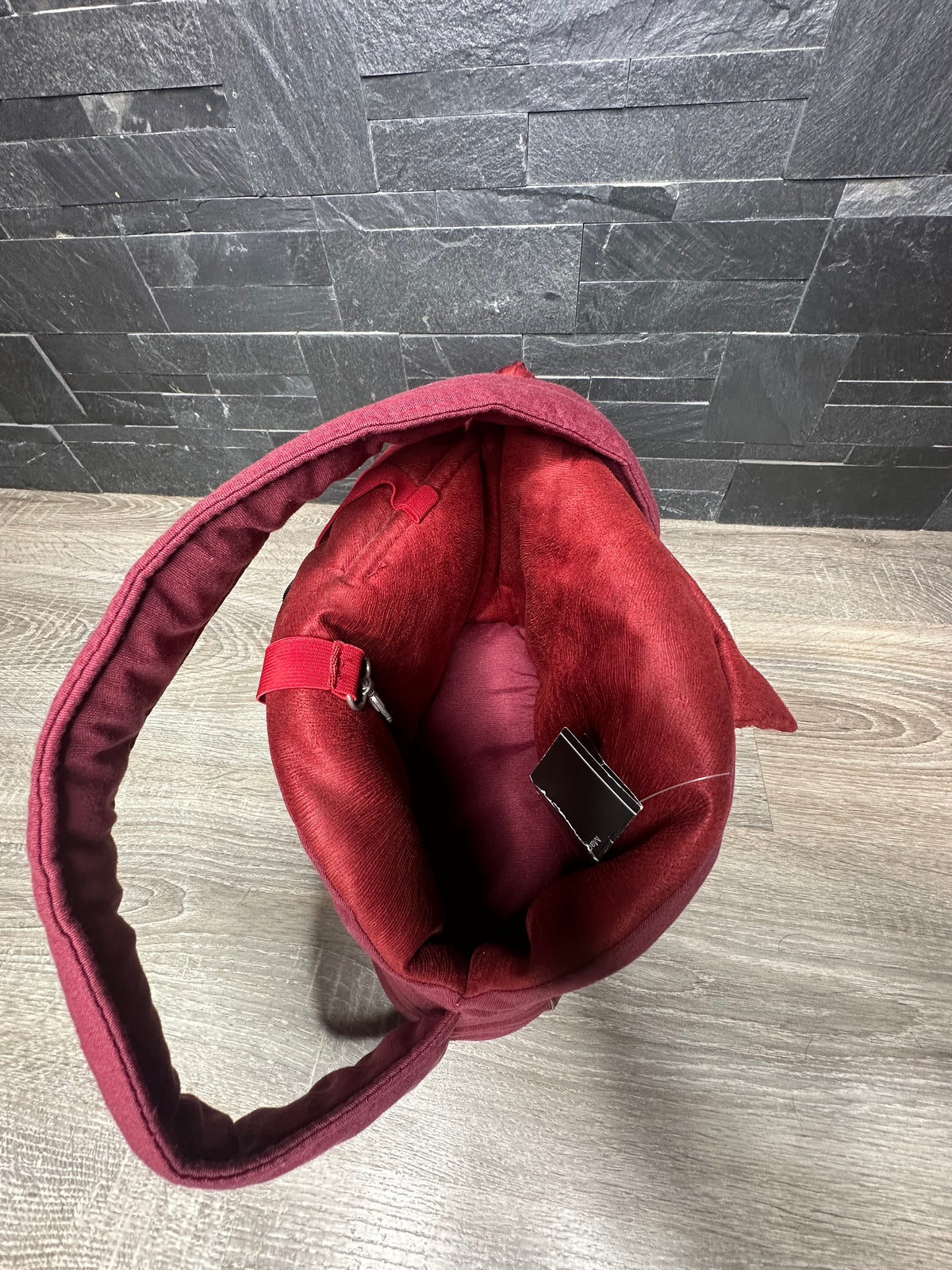 Borsa Trasportino Elegante Bordeaux per Cani e Gatti