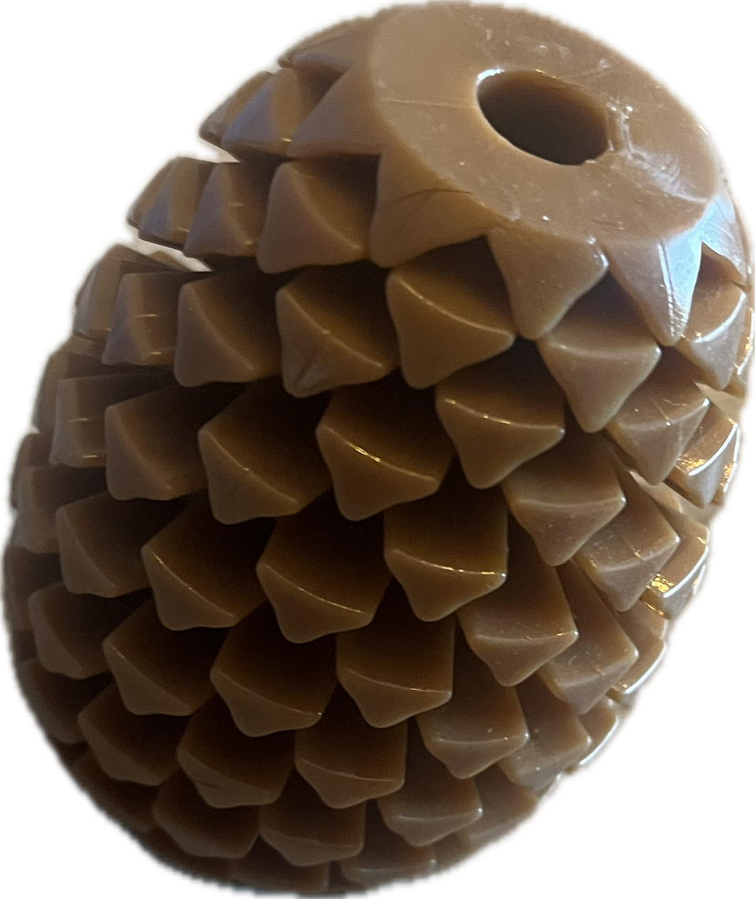Gioco per cani a forma di pigna in gomma naturale