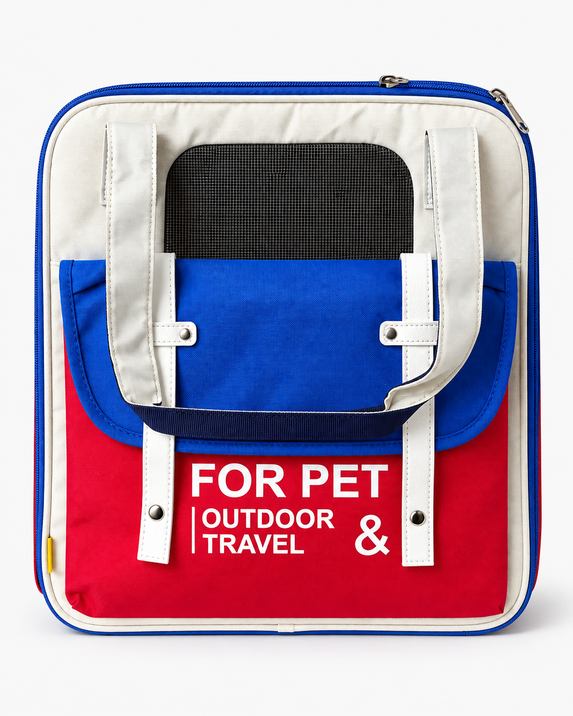 Zaino Trasportino Pet Travel Red & Blue – Cani e Gatti