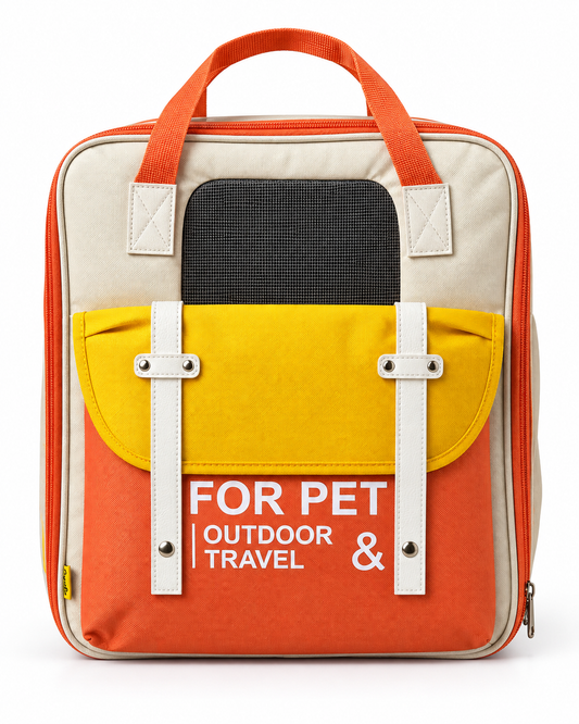 Zaino Trasportino Pet Travel Orange – Cani e Gatti