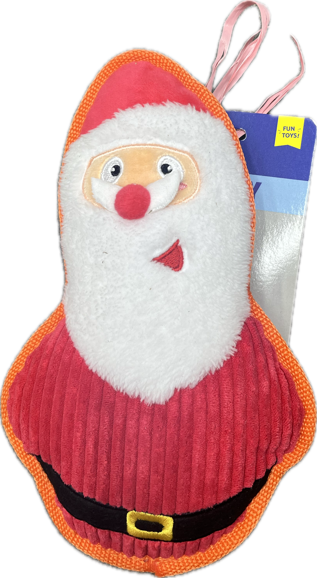 Gioco Natalizio per Cani - Babbo Natale in Tessuto