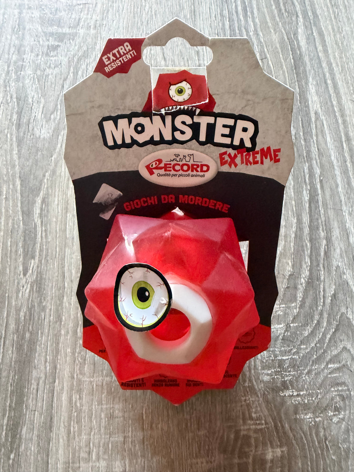 Monster Extreme – Palla Mostro Rossa da Mordere per Cani