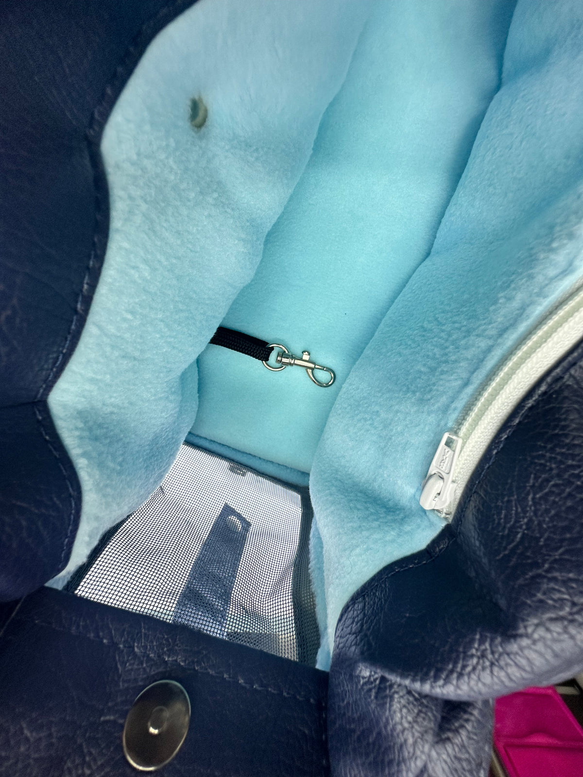 Trasportino Elegante in Pelle per Cani e Gatti Made in Italy