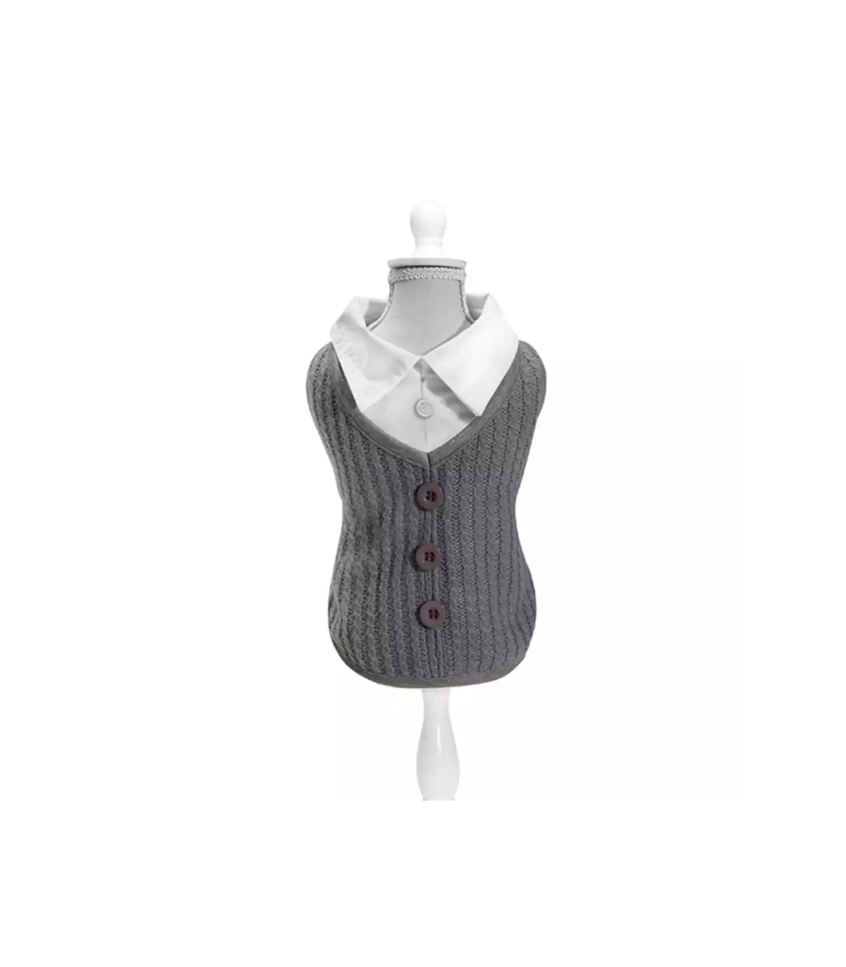 Maglioncino Elegante con Camicia per il Tuo Amico a Quattro Zampe