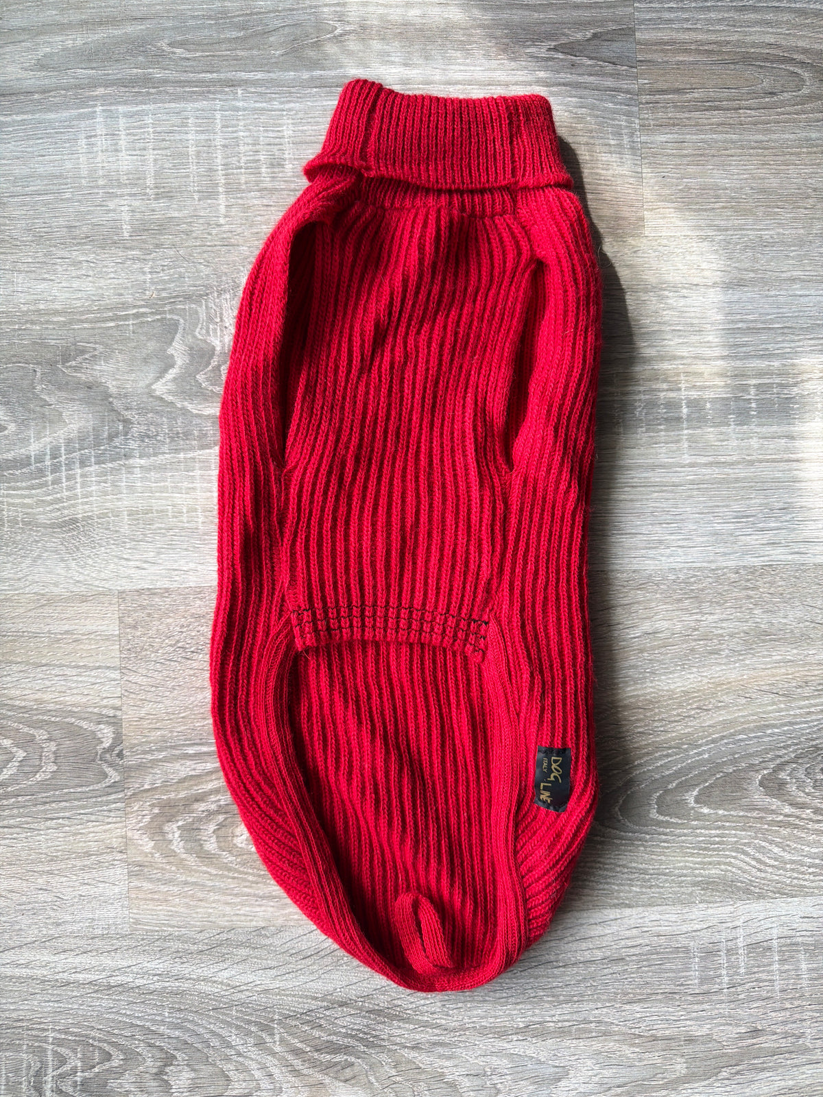 Maglioncino Rosso in Lana per Cani – 47 cm