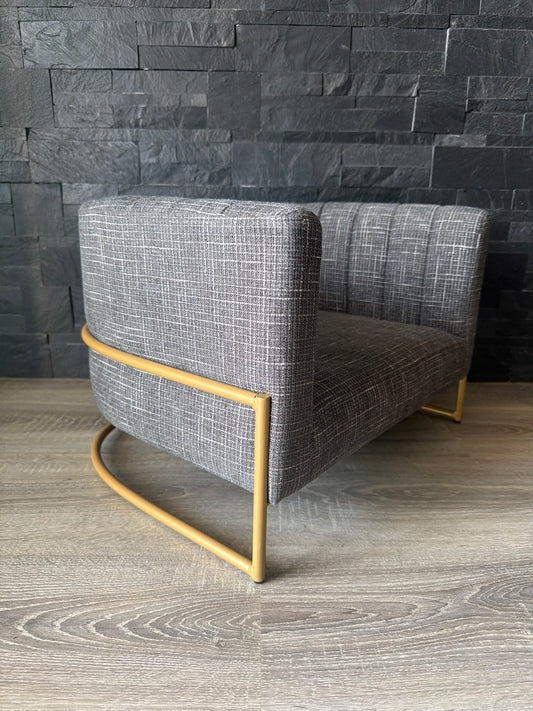 Poltroncina Mini Design Grigio Antracite per Cani e Gatti