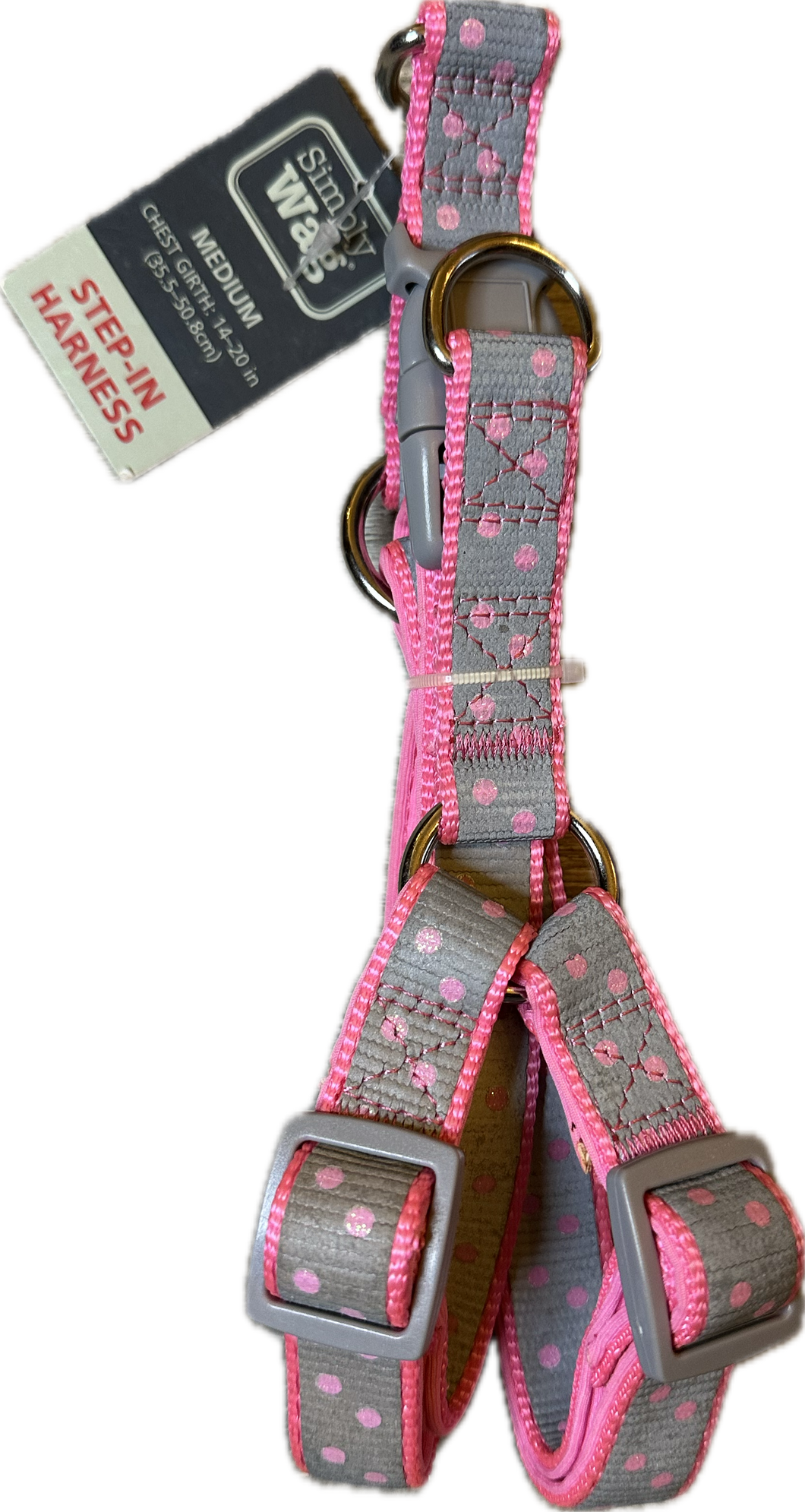Pettorina Simply Wag Step-In - Taglia M (35,5-50,8 cm)