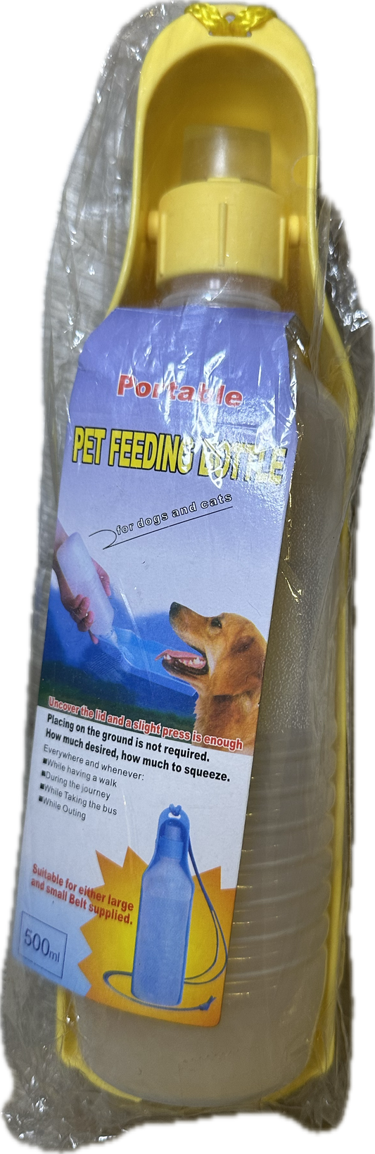 Borraccia Portatile per Animali - 500 ml