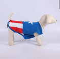 Carica l'immagine nel visualizzatore della galleria, Maglietta Capitan America: Lo Stile da Supereroe per il Tuo Cane
