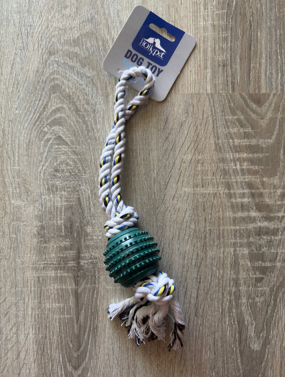 Corda Intrecciata con Pallina Verde