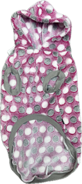 Carica l'immagine nel visualizzatore della galleria, Cappottino Morbido Rosa a Pois per Cani
