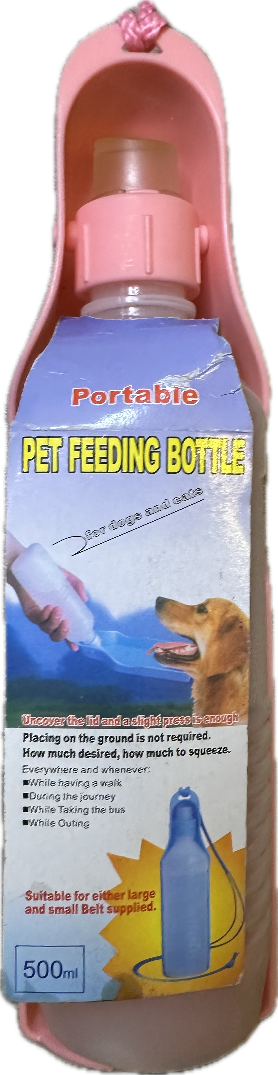 Borraccia Portatile per Animali - 500 ml