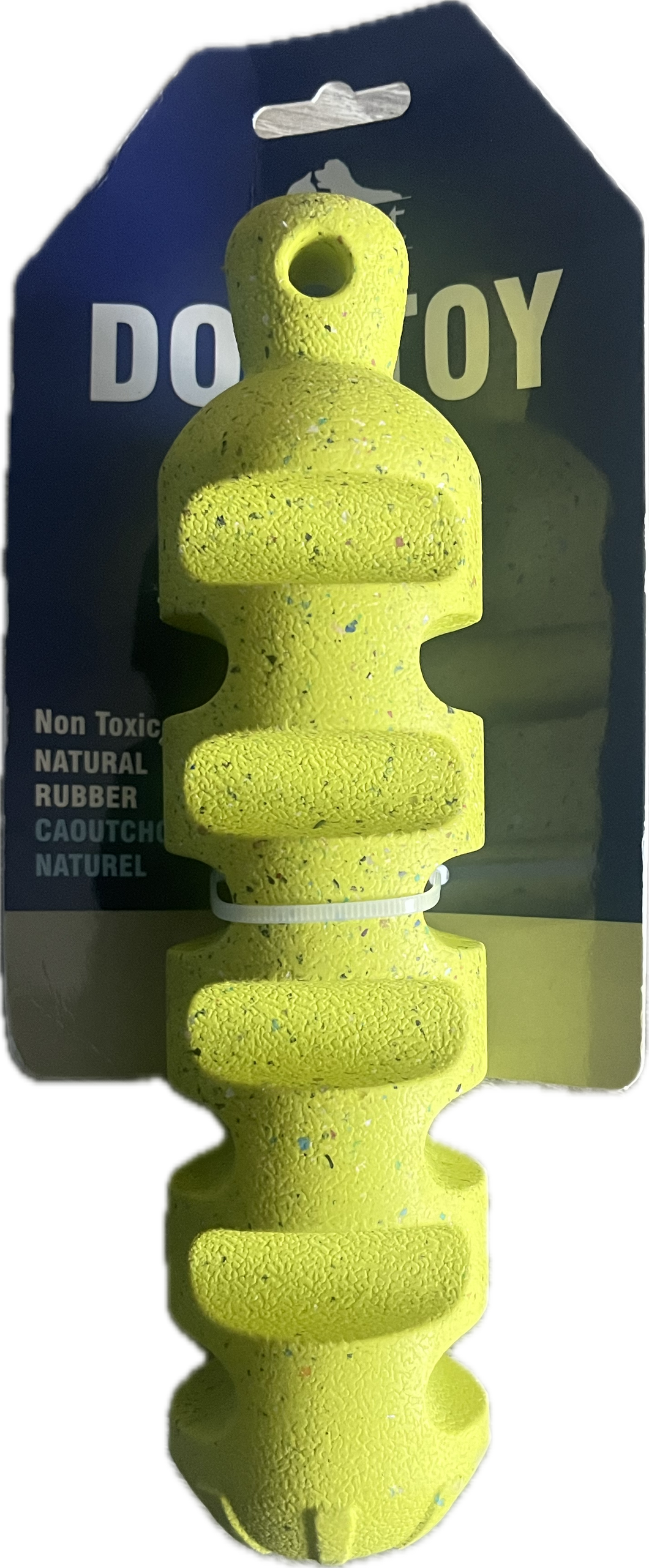 Gioco per cani in gomma naturale – Design ondulato resistente