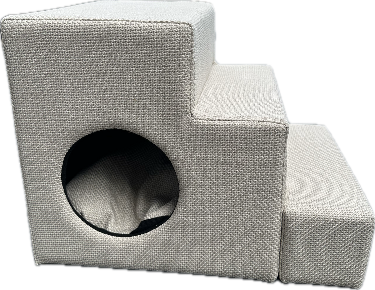 Scala Cuccia Multifunzione 2 in 1 – Cuccia con Vano Interno e Cuscino