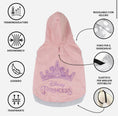Carica l'immagine nel visualizzatore della galleria, Felpa Disney Princess: Eleganza Reale per la Tua Principessa a Quattro Zampe
