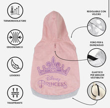 Carica l&#39;immagine nel visualizzatore di Gallery, Felpa Disney Princess: Eleganza Reale per la Tua Principessa a Quattro Zampe
