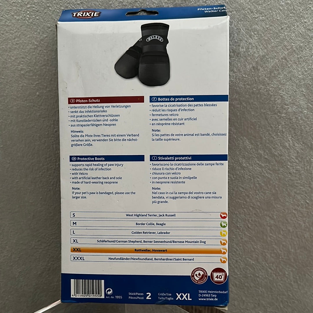 Protezione per zampe Walker Care Comfort, XXL, 2 pezzi, colore: Nero