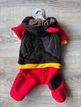 Carica l'immagine nel visualizzatore della galleria, Costume di Halloween per Cani – Pipistrello Grigio e Rosso
