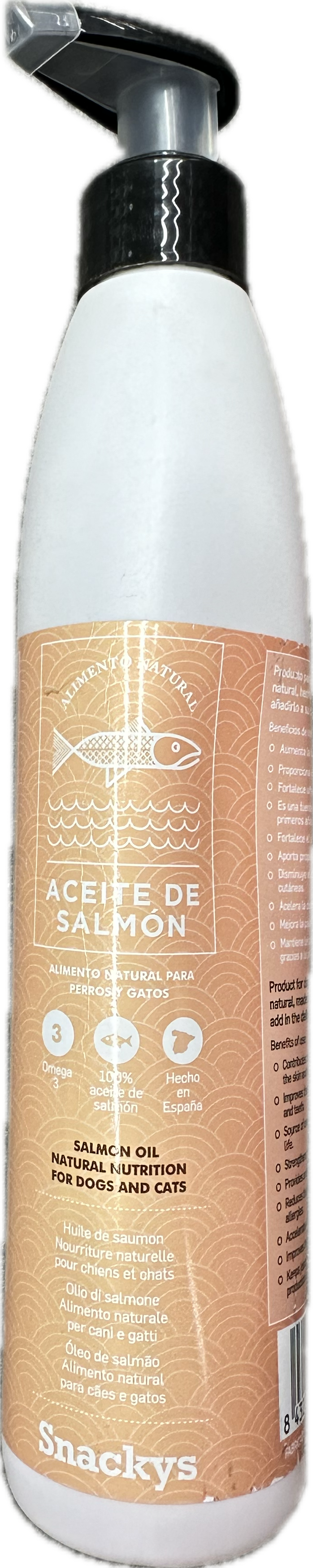 Olio di Salmone Snackys - Nutrizione Naturale per Cani e Gatti
