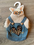 Carica l'immagine nel visualizzatore della galleria, Abitino Jeans Fashion per Cani – XS 25 cm
