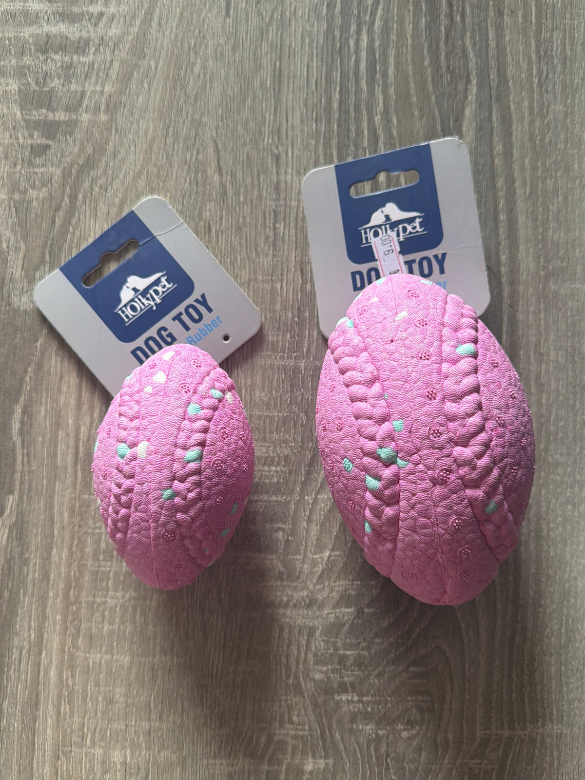 Palla da Rugby per Cani Rosa