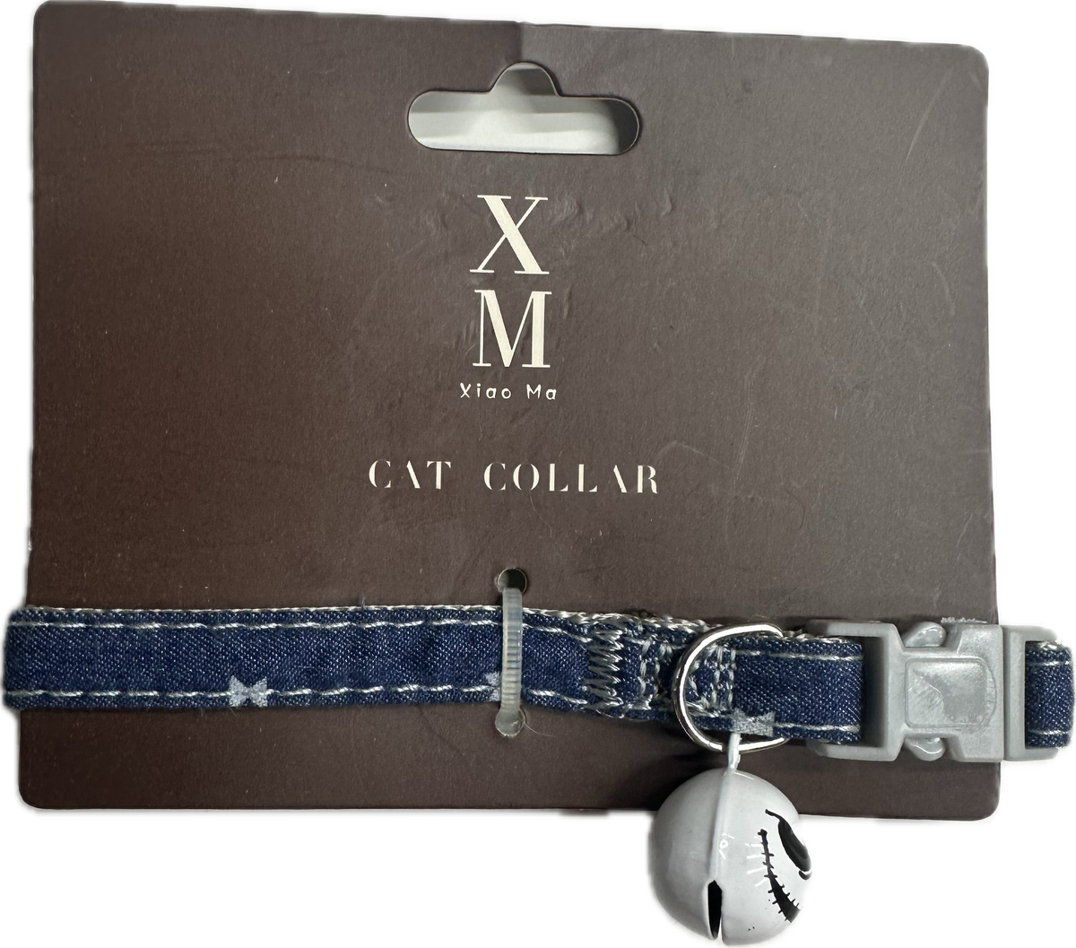 Collare per Gatti in Denim con Fiocchi