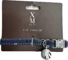 Carica l&#39;immagine nel visualizzatore di Gallery, Collare per Gatti in Denim con Fiocchi
